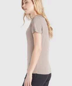 Khujo FRANCESCA SMILE - Camiseta Estampada - Graubraun, Mujer -Tienda de ventas KHUJO 4d6484fdbb7d4d05a215a4744e757745