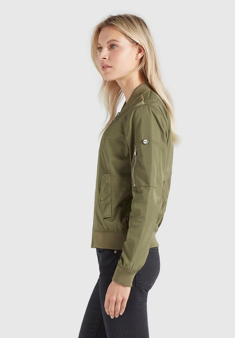 Khujo FENCY - Chaquetas Bomber - Khaki Pes, Mujer 4 Khujo FENCY - Chaquetas Bomber - Khaki Pes, Mujer - Imagen 4