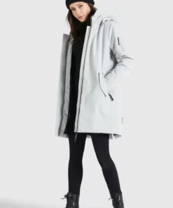 Khujo MANAMA - Abrigo De Invierno - Hellgrau, Mujer -Tienda de ventas KHUJO 4e6ae624a43f4206a697e809f8a99217