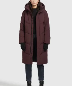 Khujo TORINO - Abrigo De Invierno - Weinrot, Mujer