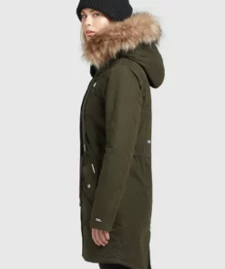 Khujo CODISH - Abrigo De Invierno - Dunkelgrün, Mujer -Tienda de ventas KHUJO 4f06c93509294e53b24f26eff2aa7e75