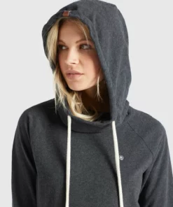 Khujo LINNEA - Jersey Con Capucha - Dunkelgrau Meliert, Mujer -Tienda de ventas KHUJO 4f78c25cd7d443238f84bbe1deee0dc6