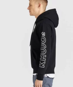 Khujo RODNEY - LOGO - Jersey Con Capucha - Black, Hombre -Tienda de ventas KHUJO 50e2cc8d7da941cab2553ba94211a68f