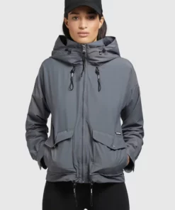 Khujo BLAIR - Chaqueta De Entretiempo - Graublau, Mujer