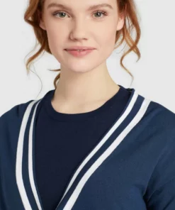 Khujo MAMSA - Chaqueta De Punto - Dark Blue, Mujer -Tienda de ventas KHUJO 526c9f2342f24bb9a73df10d1478fb68