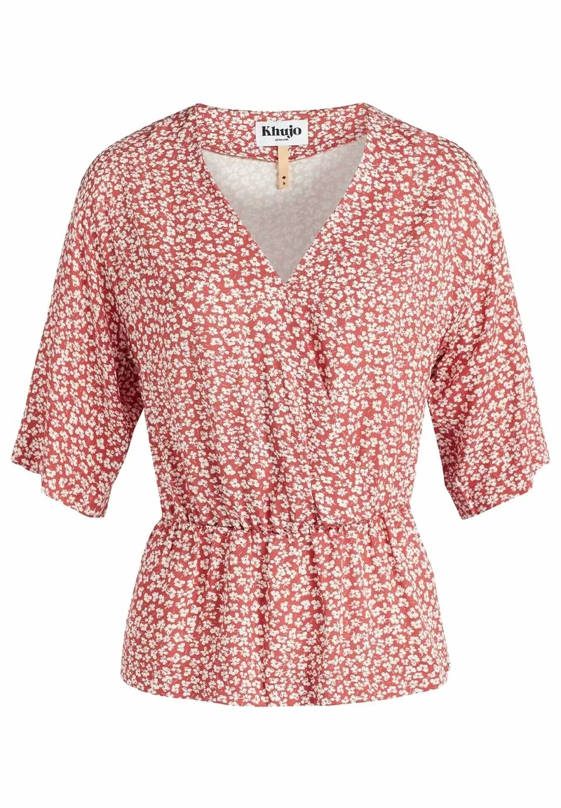 Khujo RINALDA - Blusa - Rot Weiß Geblümt, Mujer 9 Khujo RINALDA - Blusa - Rot Weiß Geblümt, Mujer - Imagen 9