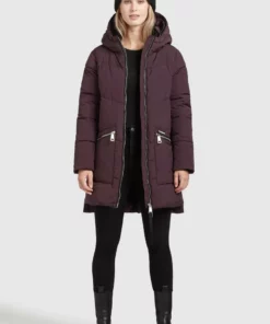 Khujo BINE - Abrigo De Invierno - Weinrot, Mujer -Tienda de ventas KHUJO 539e69bbab3b4619ab296c44e049517c