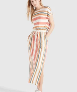 Khujo DOREEN - Vestido Largo - Mehrfarbig Gestreift, Mujer 11 Khujo DOREEN - Vestido Largo - Mehrfarbig Gestreift, Mujer -Tienda de ventas KHUJO 53d27abb021a4d18841d9cdd443c7b77