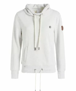 Khujo TEMPA - Jersey Con Capucha - Hellgrau Meliert, Mujer -Tienda de ventas KHUJO 5410f999424b4c59a974c6b2b3a528c0