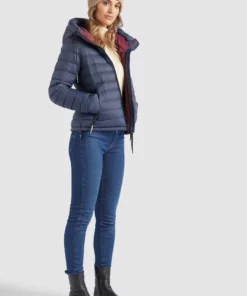 Khujo LOVINA - Chaqueta De Entretiempo - Dunkelblau, Mujer -Tienda de ventas KHUJO 54928573c6f744d987de658f493d2ed2