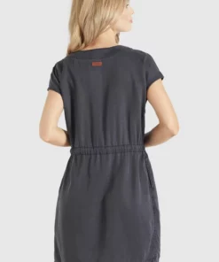 Khujo ANNELI - Vestido Vaquero - Grau Gewaschen, Mujer -Tienda de ventas KHUJO 55307b242ccd4590845c6c3ca75a0b96