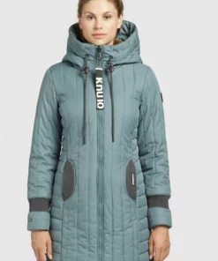 Khujo JERRY PRIME5 STRUCTURED - Abrigo De Invierno - Blaugrau, Mujer