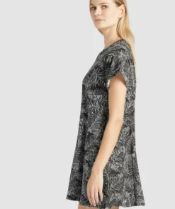 Khujo IOCASTE - Vestido Ligero - Schwarz Gemustert, Mujer -Tienda de ventas KHUJO 5561c95428e64867853ad603ef2f3ca5