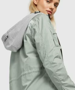 Khujo FLAMES - Chaqueta Fina - Blassgrün, Mujer -Tienda de ventas KHUJO 56dee82b9982443fa52ff00b41015822