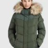 Khujo WINSEN6 - Chaqueta De Invierno - Dunkeloliv, Mujer