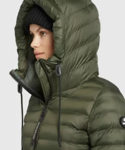 Khujo LOVINA2 SHINE - Chaqueta De Entretiempo - Dunkeloliv, Mujer -Tienda de ventas KHUJO 56f2a3e3ee51478a86c97f10ec548dc4