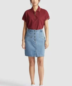 Khujo VELDA - Polo - Tibetan Red, Mujer -Tienda de ventas KHUJO 582cc31e4b214959807fb5db4509cbdb