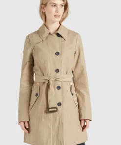 Khujo AURORA - Gabardina - Camel, Mujer