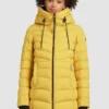 Khujo TUHANI MATT - Abrigo De Invierno - Gelb, Mujer