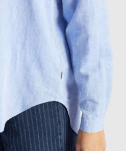 Khujo SAHAR - Camisa - Blau, Mujer -Tienda de ventas KHUJO 5a0007722dbb4545bbe109ec39ea0e1d