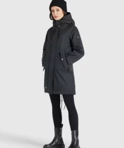 Khujo MANTEL XENIA - Abrigo De Invierno - Dunkelgrau, Mujer -Tienda de ventas KHUJO 5a1bc5a0e54941029ac155801f596dec