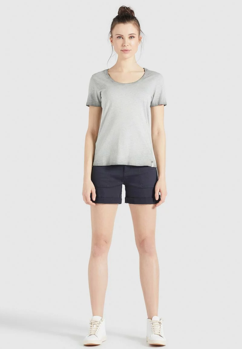 Khujo PERGOLA - Camiseta Básica - Grau, Mujer 7 Khujo PERGOLA - Camiseta Básica - Grau, Mujer - Imagen 7