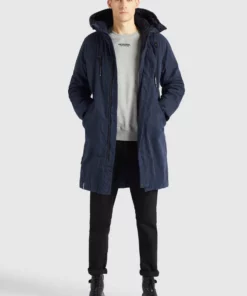 Khujo HOOK2 - Parka - Dunkelblau, Hombre -Tienda de ventas KHUJO 5d2b4c471a49494b8ef87bff7691badc