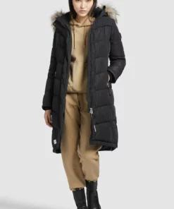 Khujo LUBECK LONG - Abrigo De Invierno - Schwarz, Mujer -Tienda de ventas KHUJO 5d44e4d179554aa1985eb2abd1bca1a2