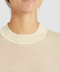 Khujo CHUMANE - Camiseta Estampada - Sand/dark Blue, Mujer -Tienda de ventas KHUJO 5e442e09911142baa6bfe2ec60f80666