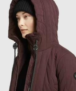 Khujo TWEETY PRIME5 PEACHED - Chaqueta De Entretiempo - Weinrot, Mujer -Tienda de ventas KHUJO 5e784d578c2b4d428b5c0f45b2135a28