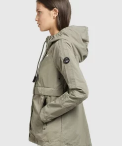 Khujo ZAHIRA3 - Chaqueta Fina - Graugrün, Mujer -Tienda de ventas KHUJO 5f6e587f8f1a4c2a942630c0977c9f4f