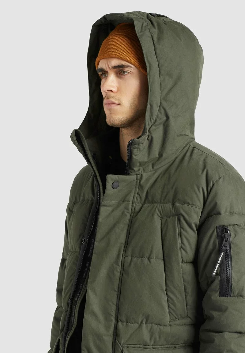 Khujo SHANCK - Abrigo De Invierno - Dunkeloliv, Hombre 4 Khujo SHANCK - Abrigo De Invierno - Dunkeloliv, Hombre - Imagen 4