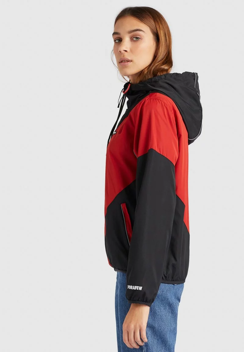 Khujo AKAMU - Chaqueta Fina - Black/red, Mujer 4 Khujo AKAMU - Chaqueta Fina - Black/red, Mujer - Imagen 4