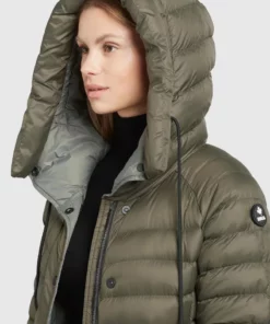 Khujo NIANA2 SHINE - Abrigo De Invierno - Dunkeloliv, Mujer -Tienda de ventas KHUJO 6084eab6e79a4953bc0753108fecd429