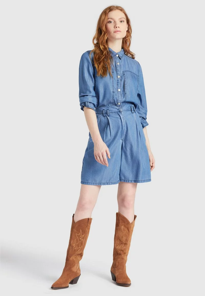 Khujo ESAIA - Camisa - Denim Blue, Mujer 2 Khujo ESAIA - Camisa - Denim Blue, Mujer - Imagen 2