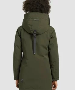 Khujo VIONA2 - Abrigo De Invierno - Dunkeloliv, Mujer -Tienda de ventas KHUJO 62a13a00ea4b4f6ca63cae52ee04a072
