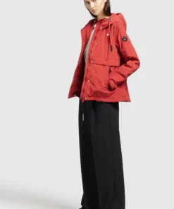 Khujo ZAHIRA3 - Chaqueta Fina - Rot, Mujer -Tienda de ventas KHUJO 62b1b063c6194b5f9d619c46ffe6bd17