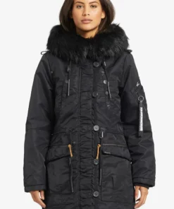 Khujo LORENE - Abrigo De Invierno - Black, Mujer -Tienda de ventas KHUJO 631fe5a1f367410498a5dd6ad4c56ce4