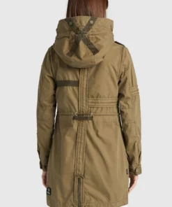 Khujo BANELE - Parka - Khaki, Mujer -Tienda de ventas KHUJO 64e8c4ae4070496fbd51fe5b5c7e2818