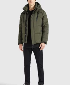Khujo BUNKER - Chaqueta De Invierno - Oliv, Hombre -Tienda de ventas KHUJO 650919f0028248df8bdf45973574ebcb