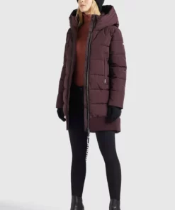 Khujo NAVASSA - Abrigo De Invierno - Weinrot, Mujer -Tienda de ventas KHUJO 6567d87556184dbda14f9f2db0324245