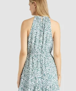 Khujo KELSA - Vestido Informal - Blau Geblümt, Mujer -Tienda de ventas KHUJO 667f25e3a2ce4919a6c732d33b2d979b