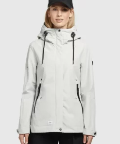 Khujo KAYA - Chaqueta Outdoor - Hellgrau, Mujer