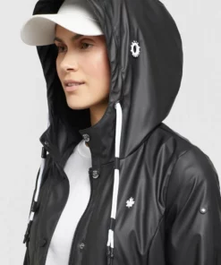 Khujo GLENNA - Impermeable - Schwarz, Mujer -Tienda de ventas KHUJO 67802b720f8d42f79ec4dab971eee272