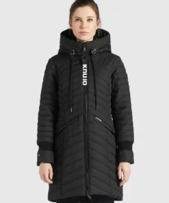 Khujo MANTEL TOOTS STRUCTURED - Abrigo De Invierno - Schwarz, Mujer