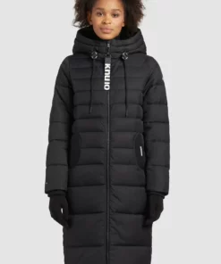 Khujo SONE STRUCTURED - Abrigo De Invierno - Schwarz, Mujer