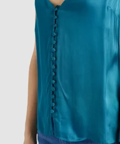 Khujo SUGAR - Blusa - Blue, Mujer -Tienda de ventas KHUJO 6817e0da628d4285afa7f6ba4c807f17