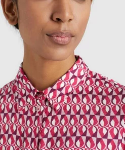 Khujo LARISA - Camisa - Cherry, Mujer -Tienda de ventas KHUJO 68299d7db94e480aa5f3c6d130d82d20