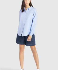 Khujo SAHAR - Camisa - Blau, Mujer -Tienda de ventas KHUJO 6877ca5f2b2743b3a49522a9e37f9186