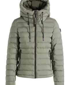 Khujo LOVINA MATT - Chaqueta De Entretiempo - Graugrün, Mujer -Tienda de ventas KHUJO 6a5587e8f6444bb9b58d36359b7e38c6